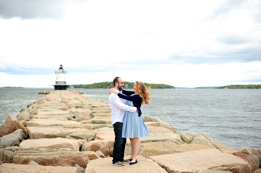 Spring Point Ledge Lighthouse Engagement