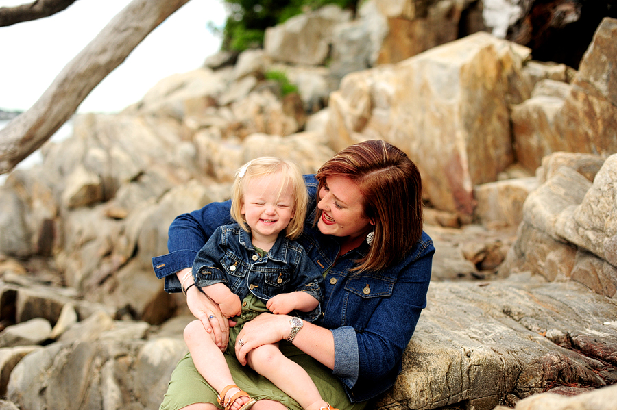 peaks island family photos