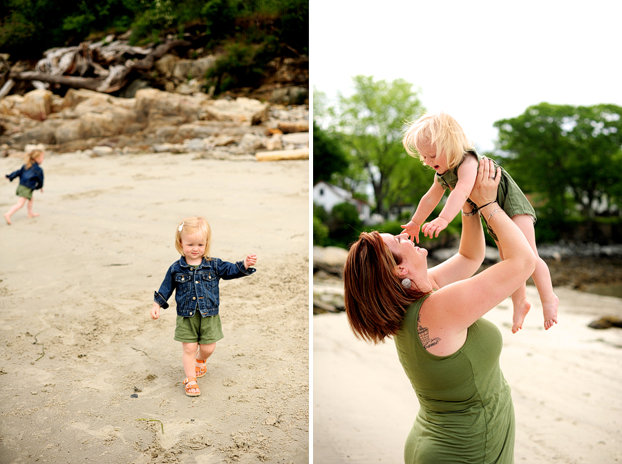 peaks island family photos