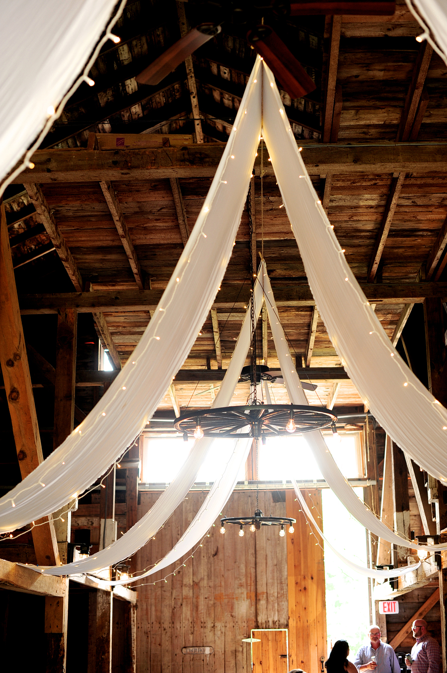 wedding at a barn in dayton, maine