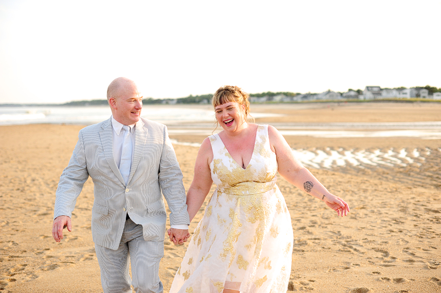 old orchard beach engagement photos