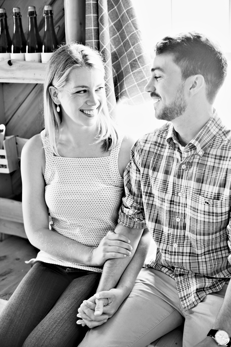 allagash brewing company engagement photos