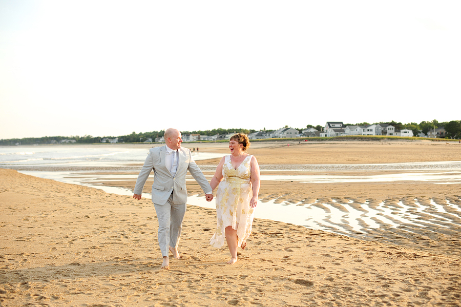 old orchard beach engagement photos