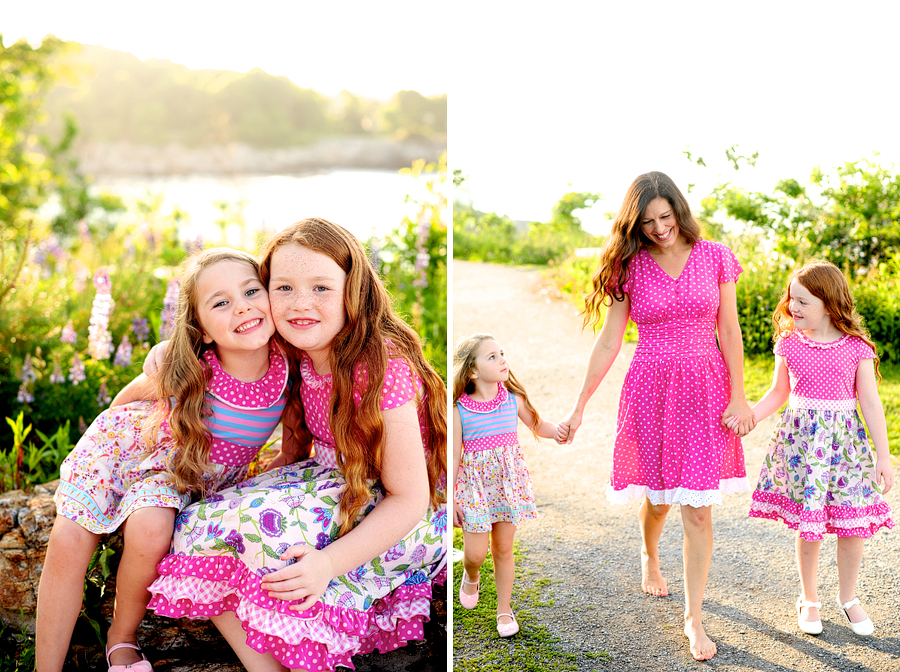 mother and daughter photos in cape elizabeth