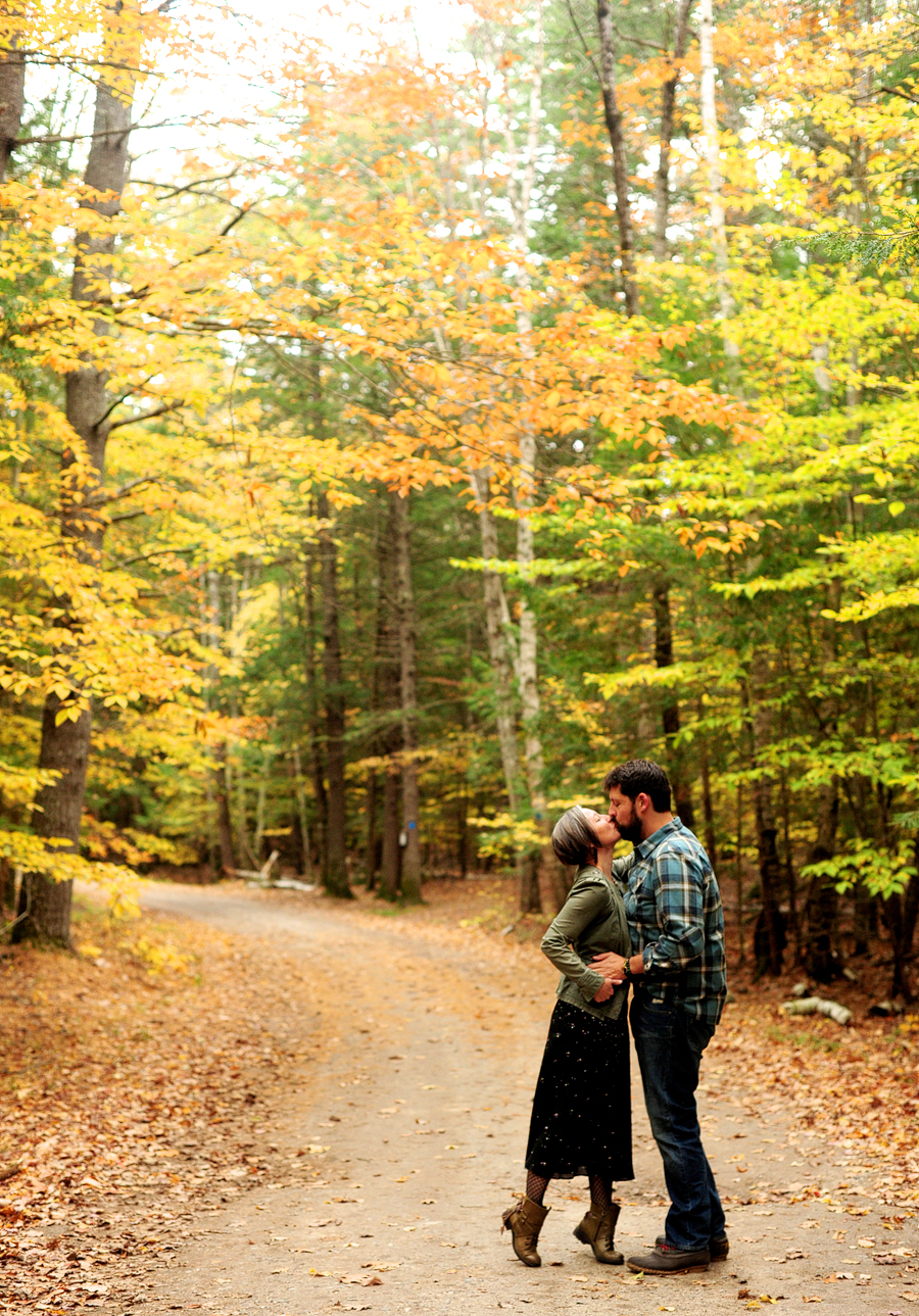 sebago lake state park engagement photos