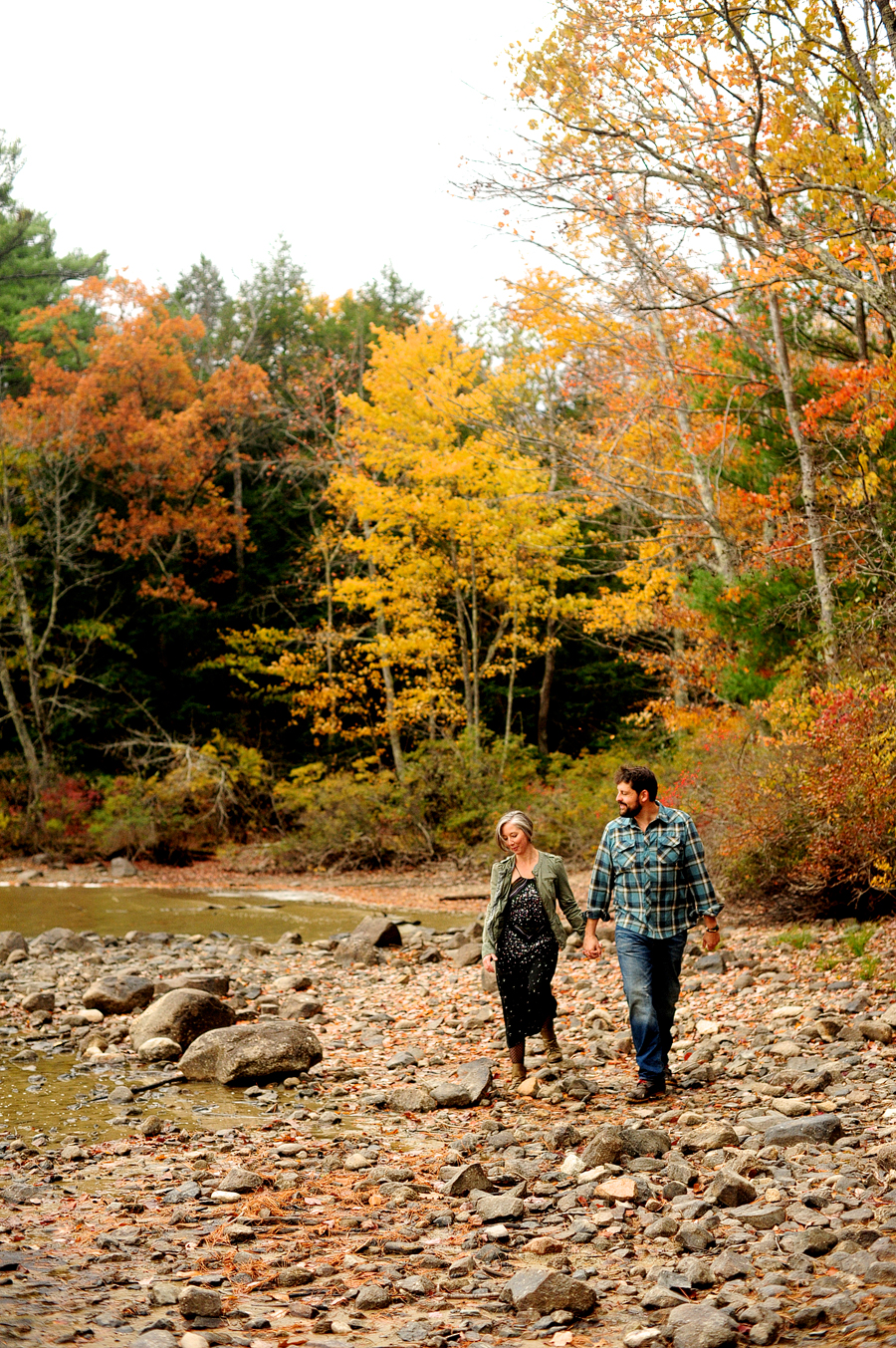 sebago lake state park engagement photos