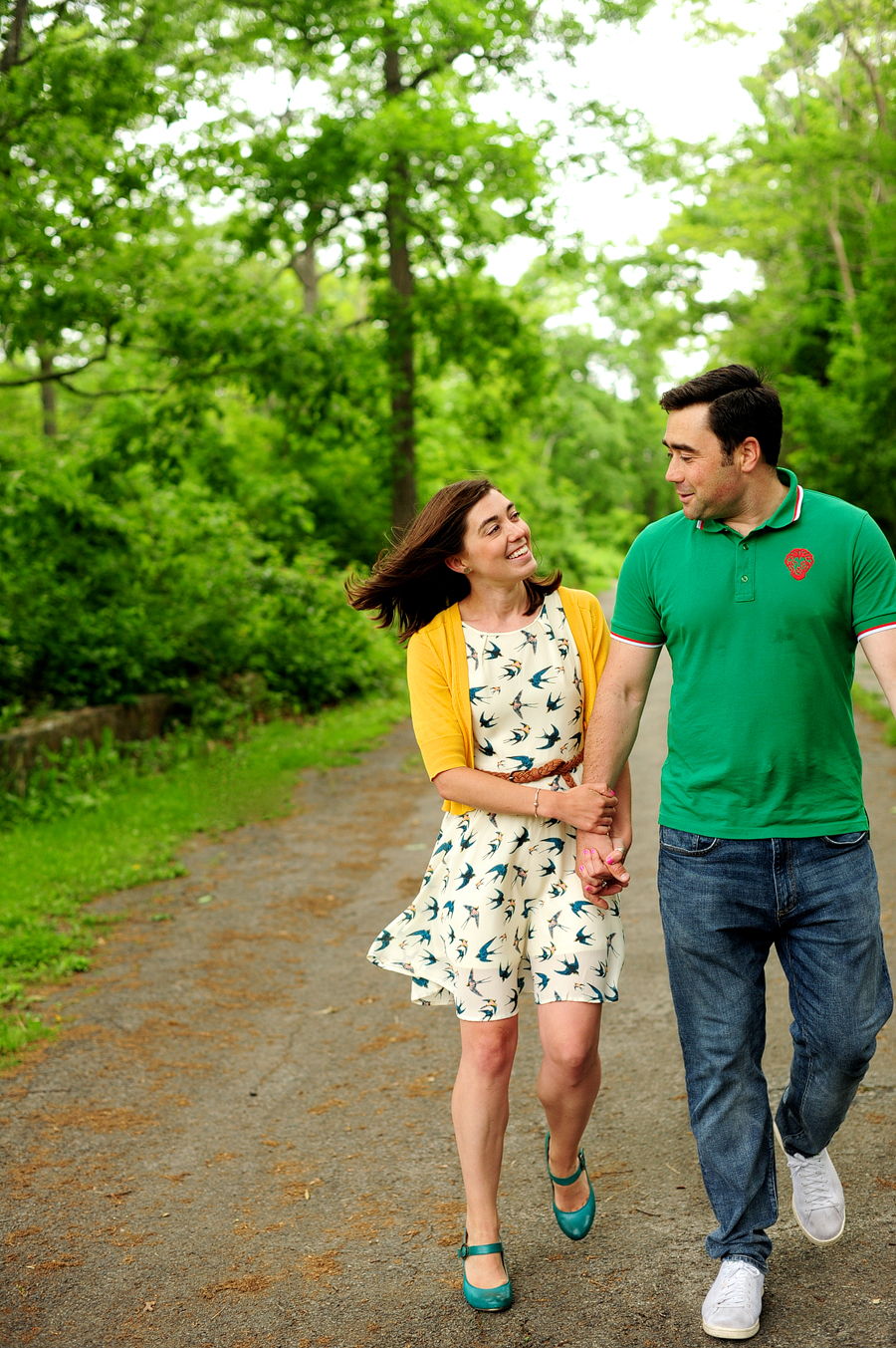 engagement photos at fort williams park