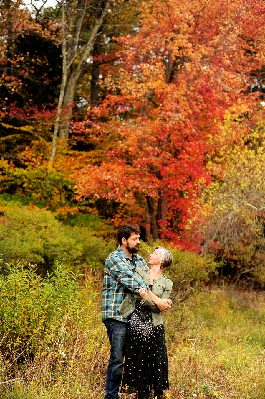 sebago lake state park engagement photos