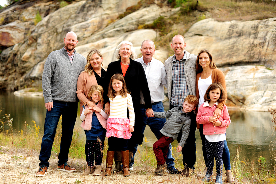 extended family photos in maine