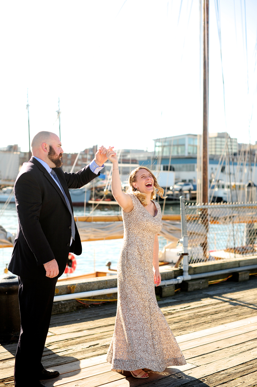 portland, maine waterfront wedding