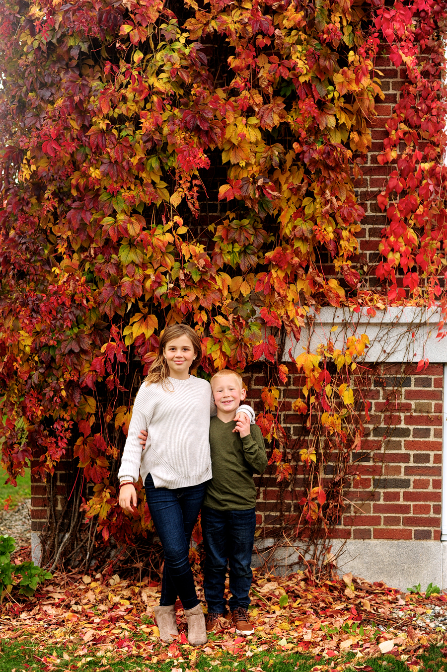 family portraits at pineland farms