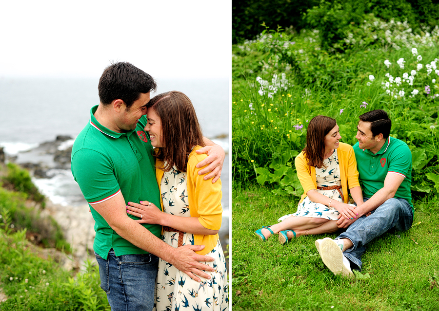 engagement photos at fort williams park