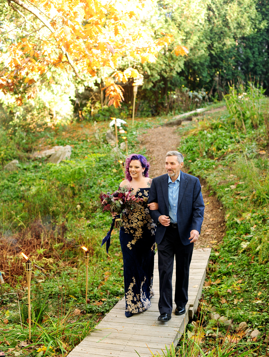 backyard wedding in portland, maine