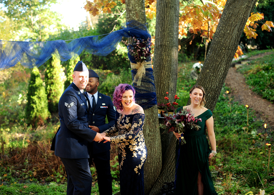 backyard wedding in portland, maine