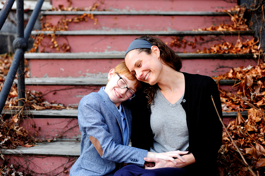 mother son photos in maine