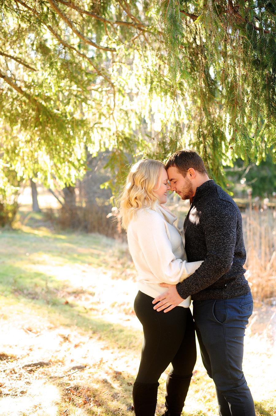 evergreen cemetery engagement session
