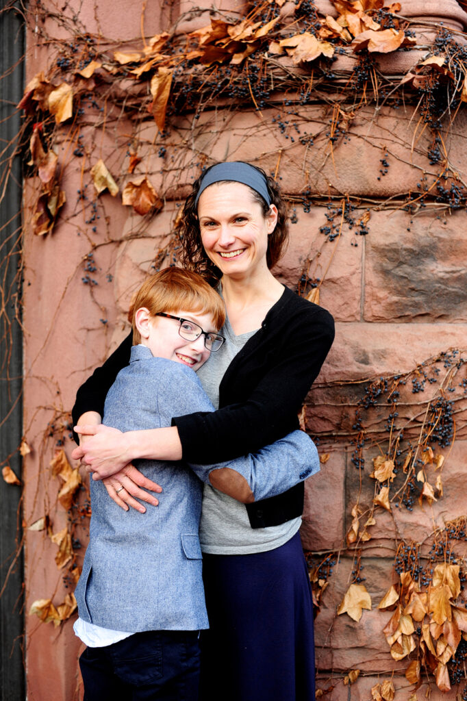 mother son photos in maine