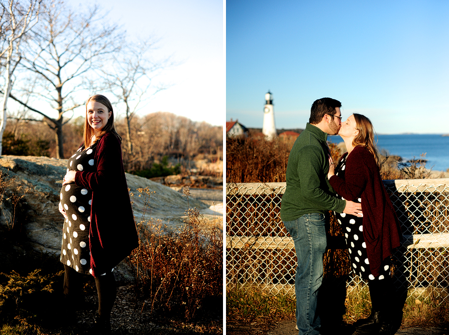 portland head light maternity session