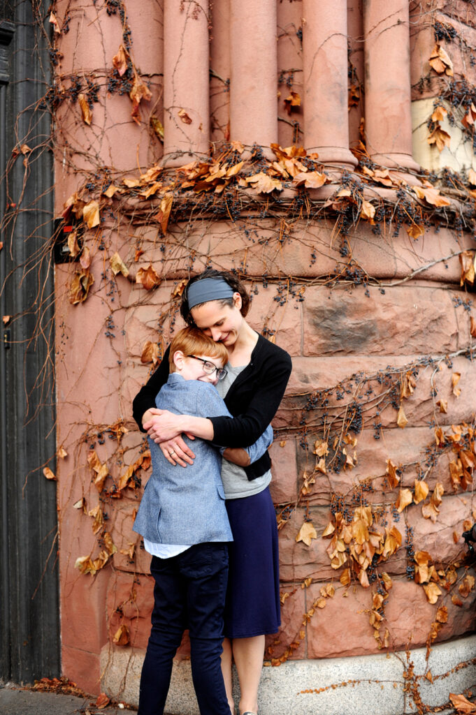 portland, maine mother son photos