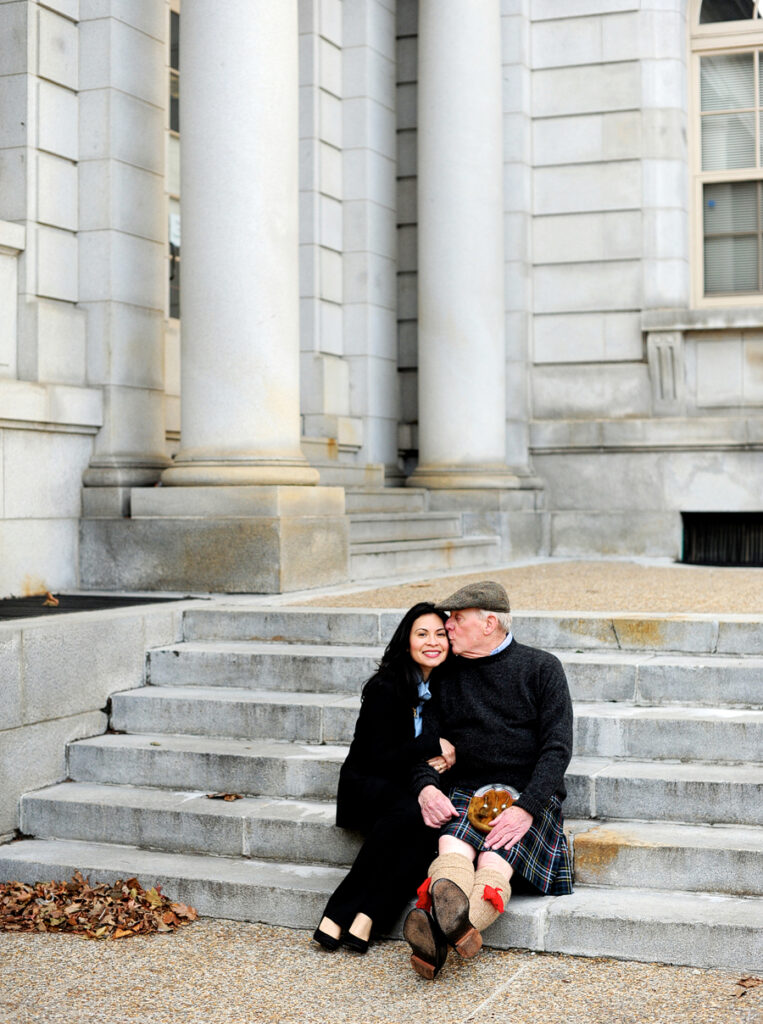 simple ceremony at city hall in portland, maine