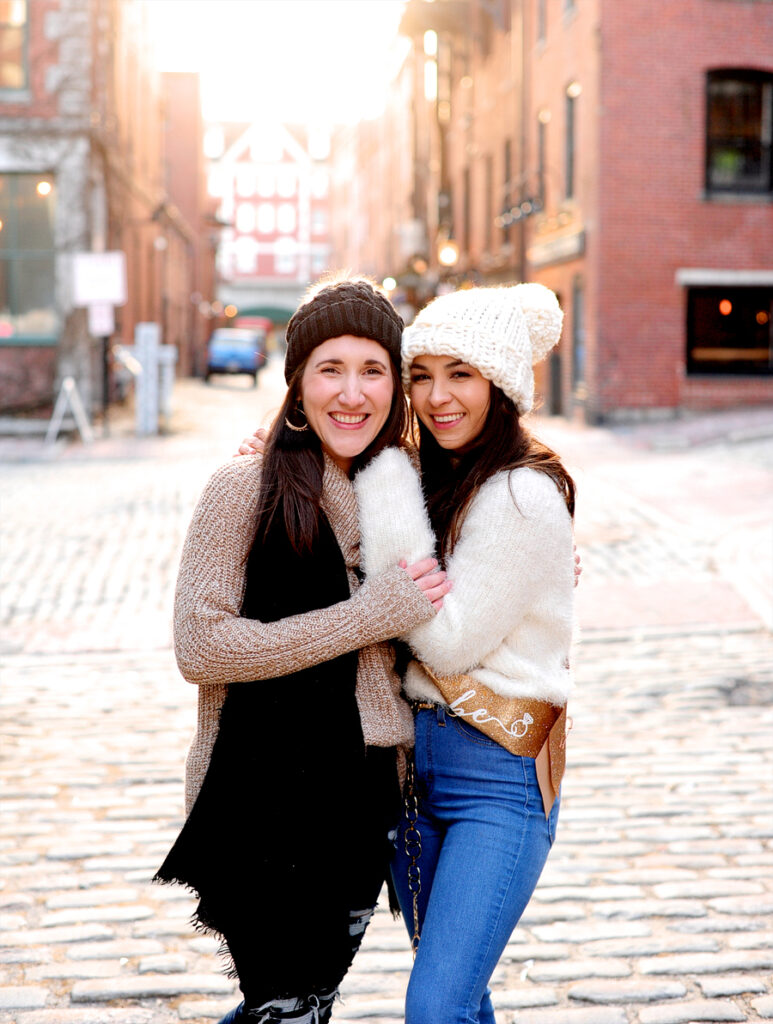 bachelorette photos in portland's old port