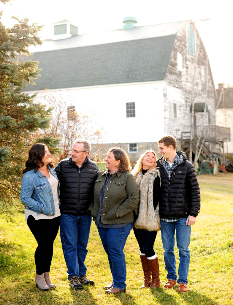 scarborough, maine backyard family photos