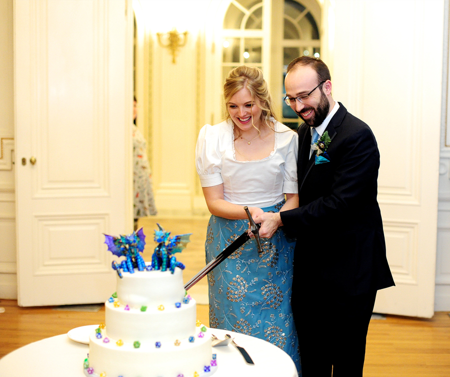 sword cake cutting